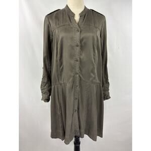 Holding Horses Mariona Anthropologie Shirt Dress Olive Green 4